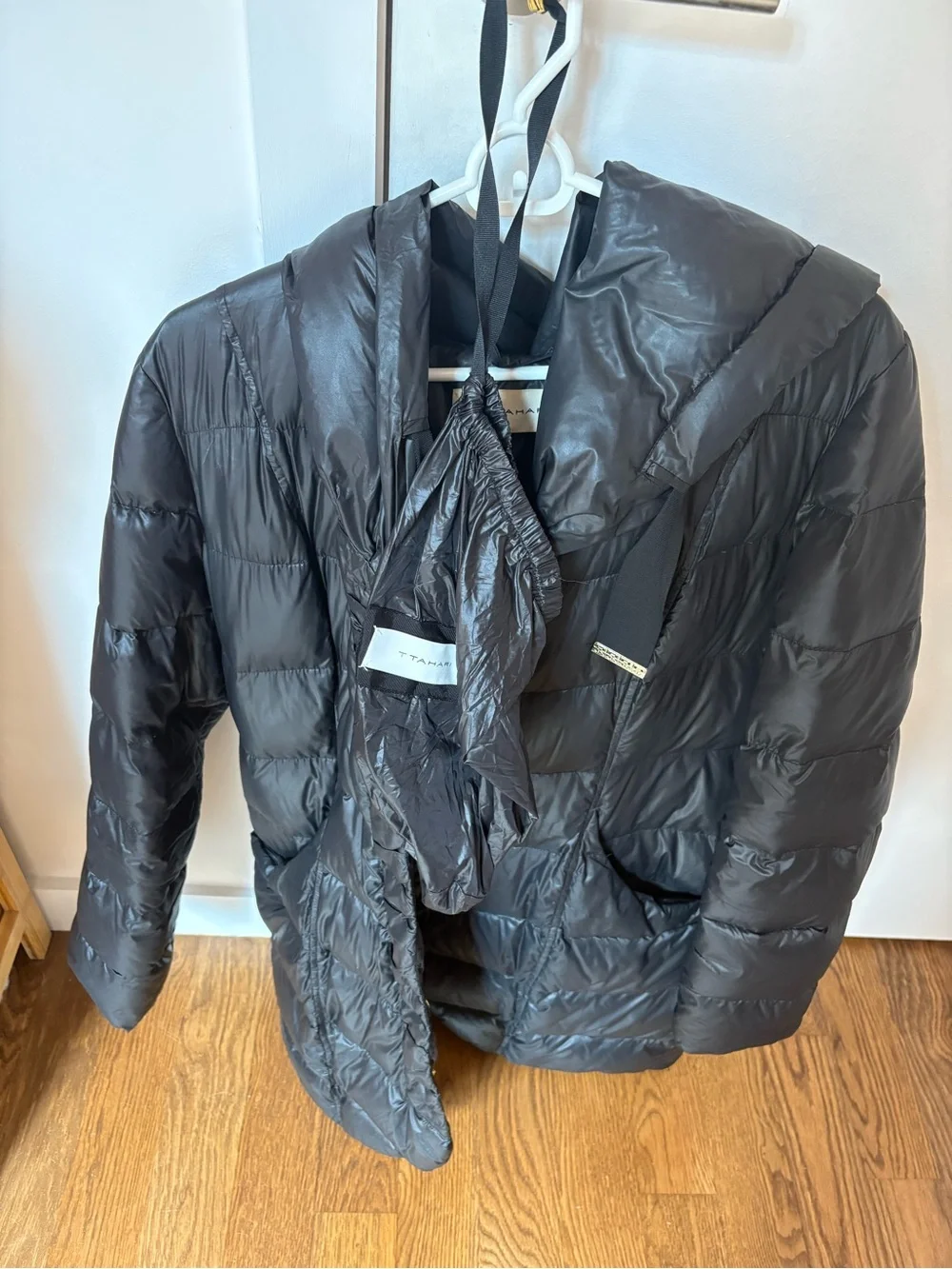 Vintage Tahari Packable Long Puffer Coat